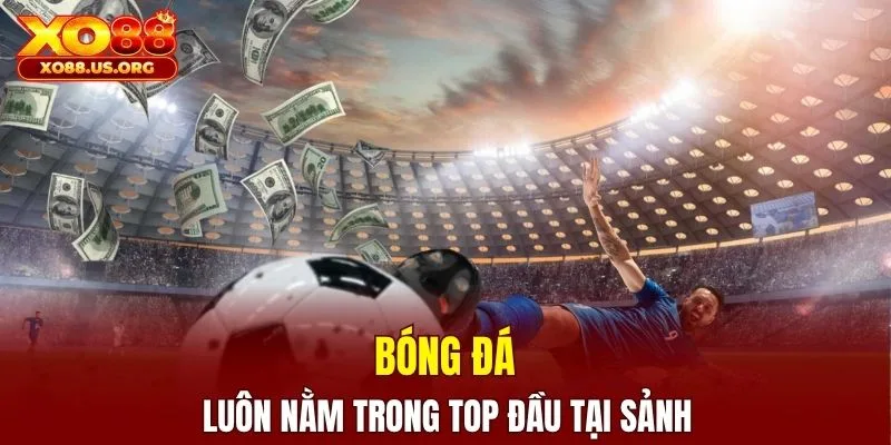 Bóng đá luôn nằm trong top đầu tại sảnh
