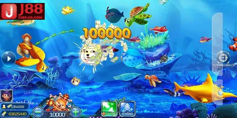 Trang bị nhiều loại súng và đạn giúp săn cá dễ hơn