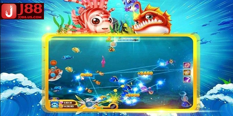 Bắn Cá Gió Lốc mang đến hiệu ứng sóng và gió sinh động