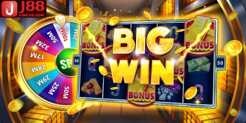 Người chơi quay slot để nhận thưởng và kích hoạt vòng bonus